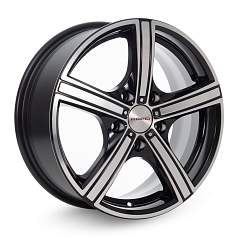 Диск R16 5x112 6,5J ET35 D66,6 K&K Спринт алмаз черный (КС486)