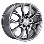 R17 5x114,3 7J ET47 D67,1 Khomen KHW1713 ( 17 ZV SantaFe) Gray