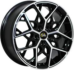 Диск R17 5x112 7J ET40 D57,1 Cross Street СR-20 BKF