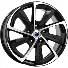 Диск R18 5x112 6,5J ET40 57,1 К&К C,T,G, Алмаз чёрный