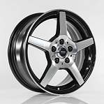 R16 5x110 6,5J ET37 D65,1 Megami AF-07 BKF