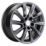 R16 5x105 6J ET39 D56,6 Khomen KHW1604 (Chevrolet Aveo) Gray
