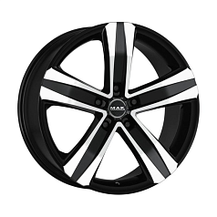 шина - euro-diski.ru Шины R16 5x108 6,5J ET46 D65,1 MAK Stone 5 Black Mirror