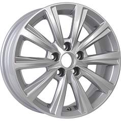 Диск R15 5x100 6J ET38 D57,1 KDW KD1548 (15_Polo) (КС937) Silver Painted