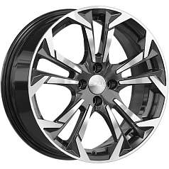 Диск R17 4x100 7J ET37 D67,1 Скад Дунай алмаз 