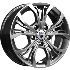 Диск R15 5x114,3 6J ET40 66,1 К&К Аламида Дарк платинум