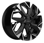 R15 4x100 6J ET46 D54,1 Khomen KHW1508 (Kia Rio II) Black-FP