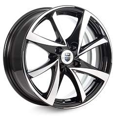 Диск R15 4x100 6,5J ET40 D60,1 К&К Игуана Алмаз Черный