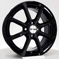 Диск R15 4x98 6J ET35 D58,5 Carwel Бета 114 BK