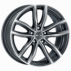 Шины R19 5x112 8J ET42 D66,45 MAK Sarthe Gunmetal Mirror Face