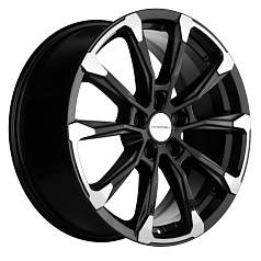 Диск R18 5x114,3 7,5J ET37 D66,5 Khomen KHW1808 ( 18_ZV Haval Jolion) Black-FP