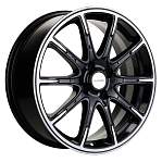 R17 4x100 6,5J ET50 D60,1 Khomen KHW1707 (Lada Vesta) Black-FP