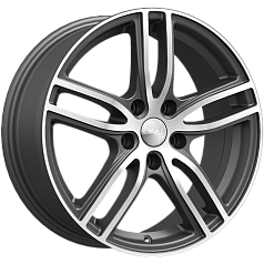Диск R17 5x100 7J ET48 D56,1 Скад Брайтон алмаз бархат новый