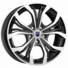Диск R17 5x108 7J ET45 D60,1 K&K Аламида-оригинал Алмаз черный
