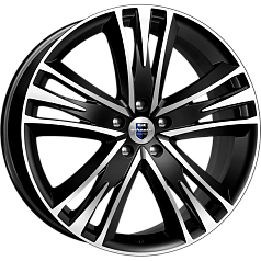 Диск R20 5x112 8,5J ET35 66,6 К&К Атлас Алмаз чёрный
