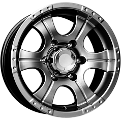 Диск R16 6x139,7 8J ET20 D108,5 K&K КС465 Байконур дарк платинум