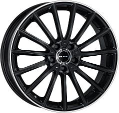 шина - euro-diski.ru Шины R17 5x112 7,5J ET40 D66,6 MAK Komet Gloss Black Mirror Ring
