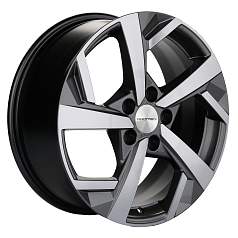 Диск R17 5x112 7J ET43 D57,1 Khomen KHW1712 (Skoda Karoq) Gray-FP