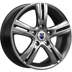 Диск R16 5x112 6,5J ET46 D57,1 Rapid Борелли-оригинал дарк-платинум