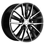 R18 5x114,3 8J ET40 D64,1 Khomen KHW1807 (Haval F7/F7x) Black-FP