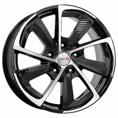 Диск R18 5x115 8J ET44 70,2 K&K C,T,G, (КС687) алмаз черный 
