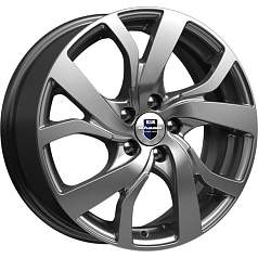 Диск R16 5x100 6,5J ET38 67,1 К&К Палермо Дарк платинум