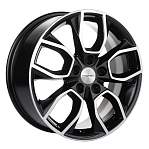 R17 5x114,3 7J ET51 D67,1 Khomen KHW1713 ( 17 ZV Tucson) Black-FP
