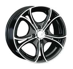 Диск R17 5x112 7,5J ET45 D57,1 LS Wheels 393 BKF