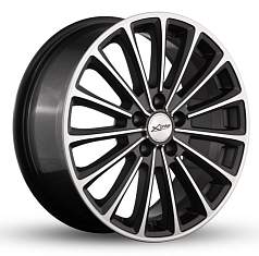 Диск R17 5x110 7J ET45 D63,35 X'trike X-136 BKM/FP
