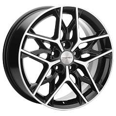 Диск R17 5x110 7J ET45 D67,1 Khomen KHW1709 ( 17 ZV DFM 580) Black-FP