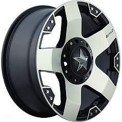 Диск R18 5x127-135 9J ET0 D87,1 Buffalo BW-775 Machined-Face-W BLK-Windows