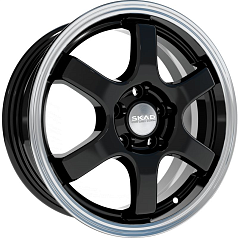 Диск R15 4x100 6J ET45 D67,1 Скад Киото алмаз антрацит