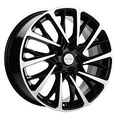 Диск R18 5x112 7,5J ET39 D66,6 Khomen KHW1804 ( 18_ ZV Audi ) Black-FP