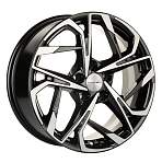 R17 5x114,3 7J ET48,5 D67,1 Khomen KHW1716 ( 17 ZV Sportage) Black-FP