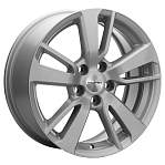 R17 5x114,3 7J ET43,5 D67,1 Khomen KHW1704 (ZV 17_Hyundai Tucson IV/Kia Sportege V) F-Silver