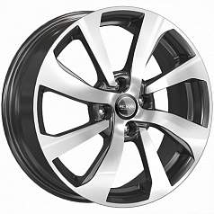 Диск R16 4x100 6J ET49 D54,1 К&К КС893 Алмаз черный