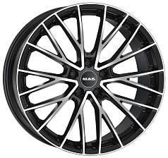 Диск R19 5x120 8,5J ET30 D72,6 MAK Speciale Black Mirror