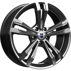 Диск R18 5x100 7J ET35 67,1 К&К Каррера Дарк платинум