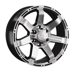 Диск R17 6x139,7 7,5J ET25 D106,1 LS Wheels 1289 BKF