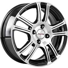 Диск R15 4x98 6J ET35 D58,5 X'trike X-105 BK/FP