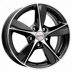 Диск R16 5x100 6,5J ET45 67,1 K&K Кинезис (КС679) алмаз черный