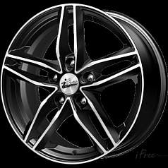 Диск R16 5x112 6,5J ET33 D57,1 iFree Moskva Блэк-Джек