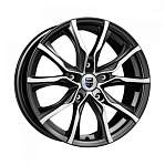 R17 5x120 7,5J ET43 D72,6 K&K Твист (КС750) алмаз чёрный