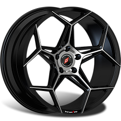 Диск R19 5x120 9,5J ET40 D74,1 Inforged IFG40 Black Machined