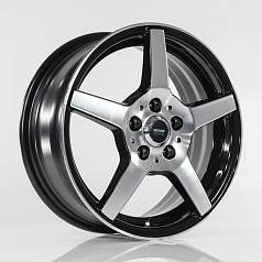 Диск R16 5x105 6,5J ET39 D56,6 Megami AF-07 BKF