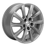 R16 5x105 6J ET39 D56,6 Khomen KHW1604 (Chevrolet Aveo) F-Silver