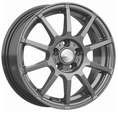 Диск R15 4x100 6J ET47 D60,1 Скад Акита графит 