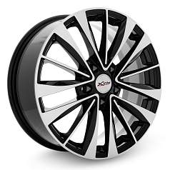 Диск R17 5x100 7J ET38 D57,1 X'trike X-126 BK/FP 