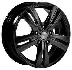 Диск R16 5x114,3 6J ET45 D67,1 Скад Багира Чёрный барxат 