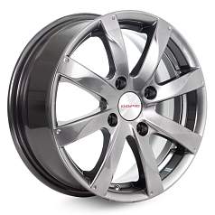 Диск R14 4x100 5,5J ET49 D56,6 Rapid Джеминим-оригинал (КС480) Дарк платинум
